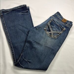 BKE Women's Boot Cut Jeans in Classic Blue
